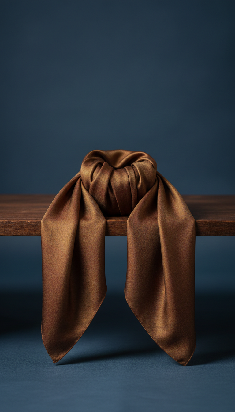 Antique Cognac Cravat