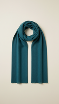 Heritage Teal Wool Scarf