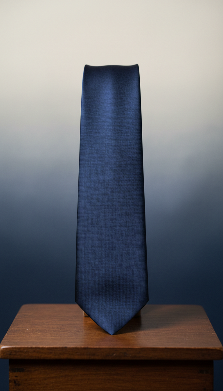 Midnight Blue Silk Tie