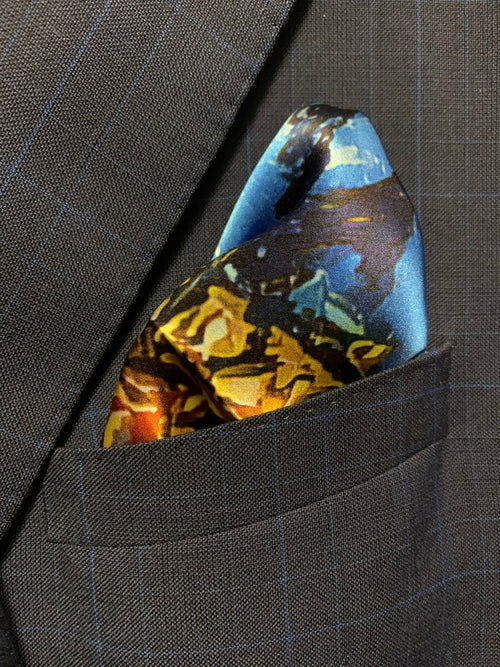 Plaza Mayor de Madrid Pocket Square