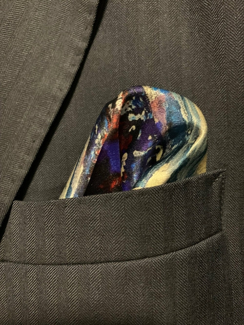 Oh How She Shone Pocket Square