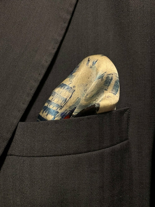 Oh How She Shone Pocket Square