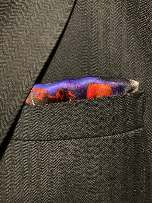 Oh How She Shone Pocket Square