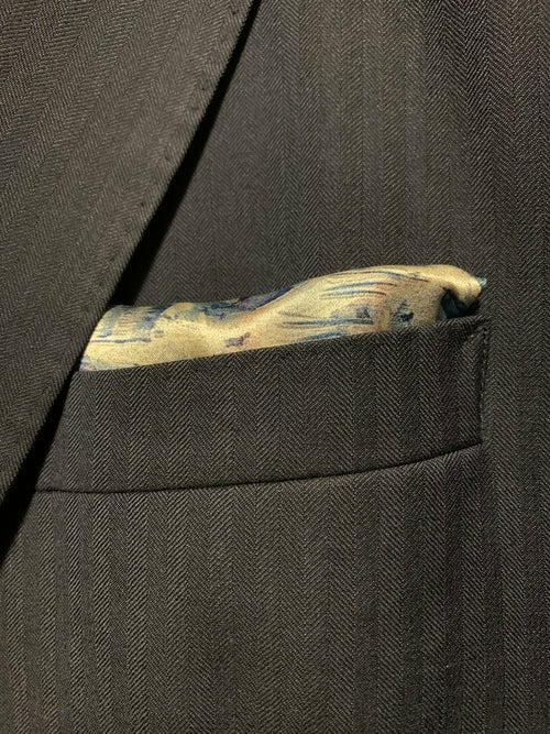 Oh How She Shone Pocket Square