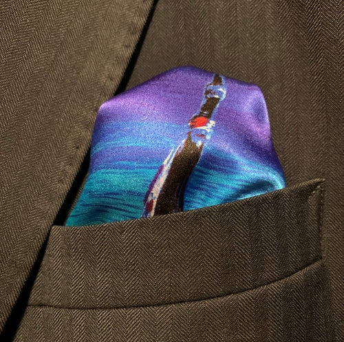 Midnight in Paris Pocket Square