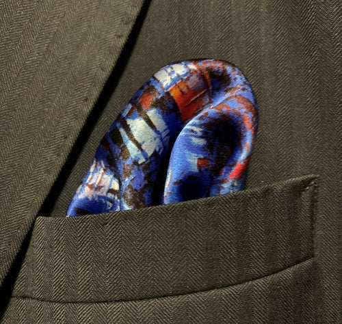 Midnight in Paris Pocket Square