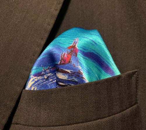 Midnight in Paris Pocket Square