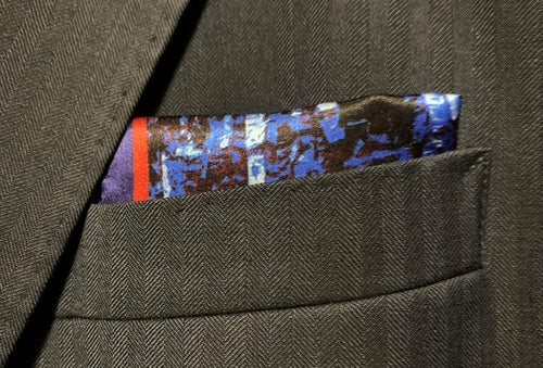Midnight in Paris Pocket Square
