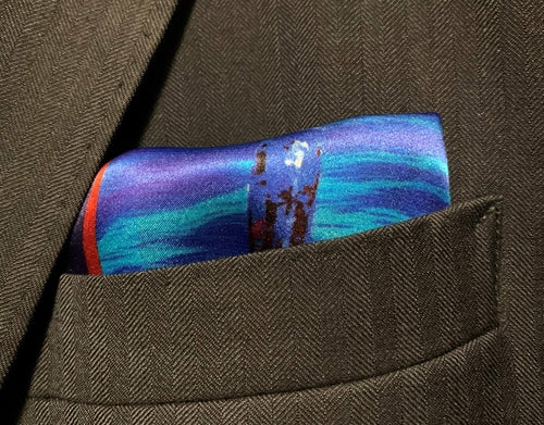 Midnight in Paris Pocket Square