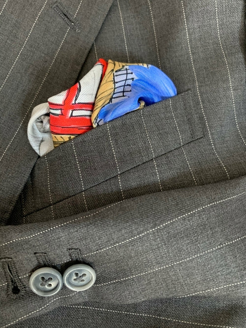 Classic London Pocket Square
