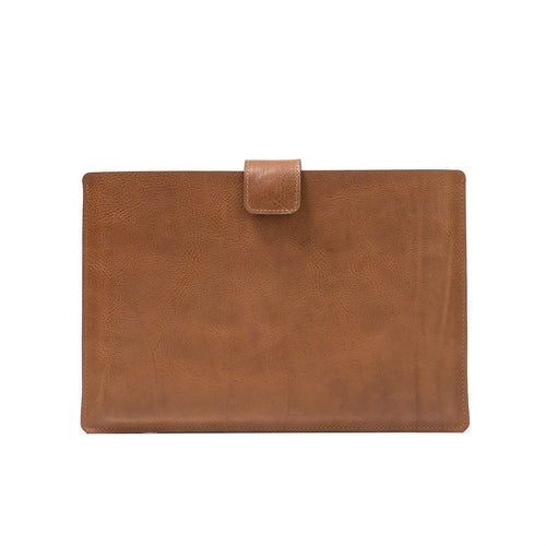 Leather Sleeve for iPad with Magnetic Strap