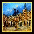 Plaza Mayor de Madrid Pocket Square