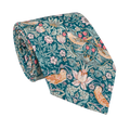 Emerald Strawberry Thief Liberty Tie