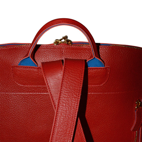 Leather Aurora Backpack Handmade in Italy