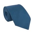 Mid Blue Venezia Silk Tie