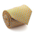 Davidoff Neckties For Men Hand Made Italian Silk Neck Tie - Orange