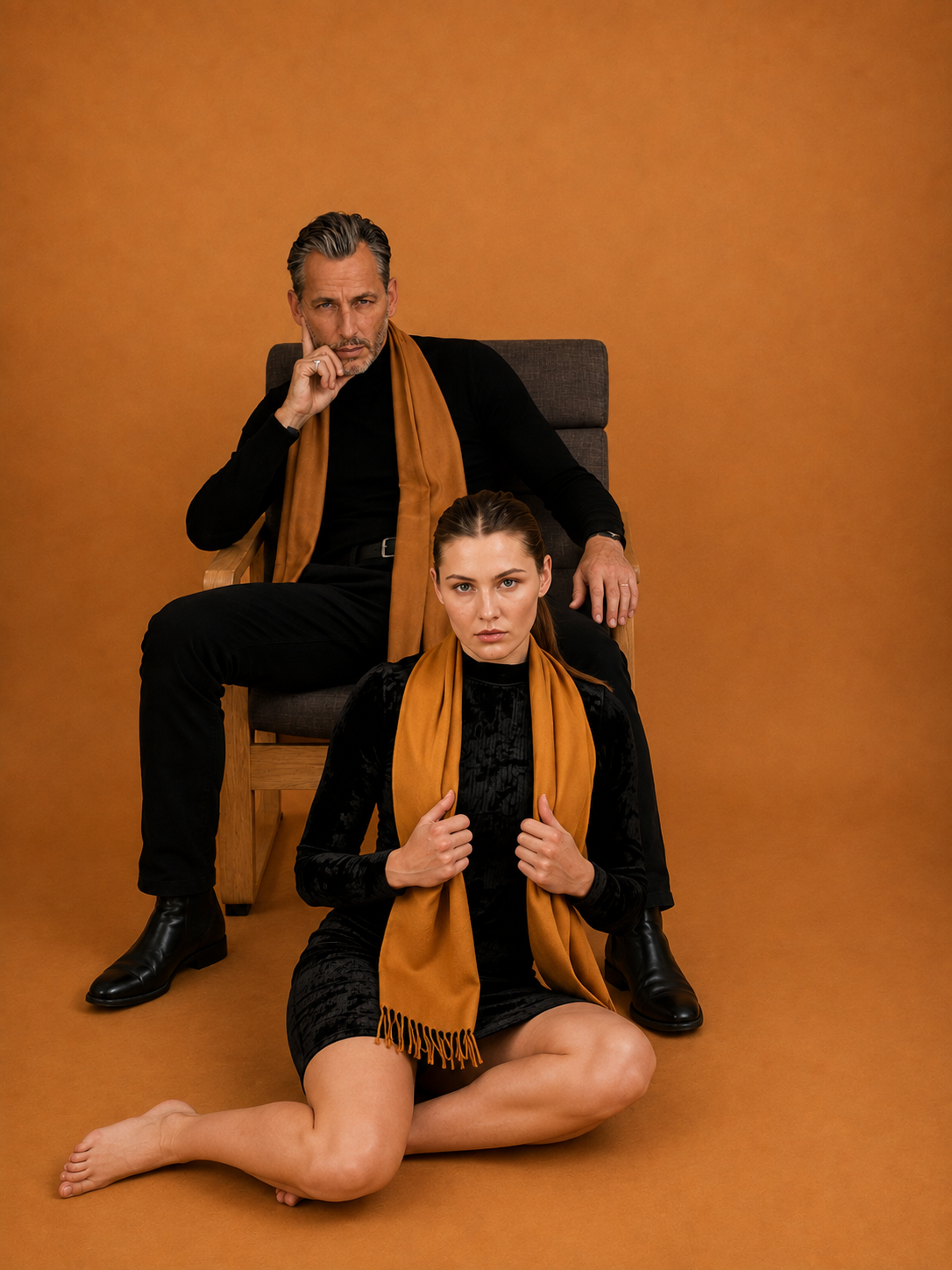 Scarf 100% Royal alpaca. The warmest, elegant and softest scarf!