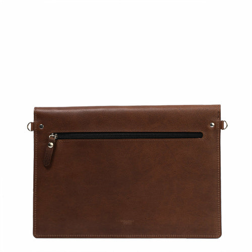 Leather Bag for MacBook with Adjustable Strap