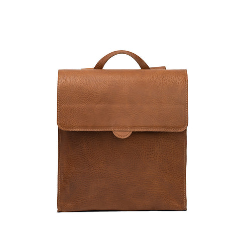 Leather backpack - Fibonacci (Black)