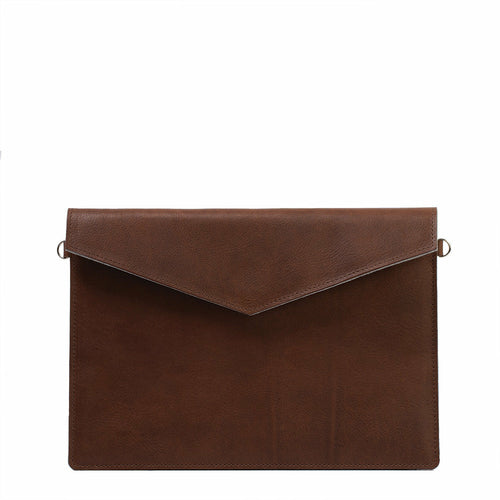 Leather Bag for MacBook with Adjustable Strap
