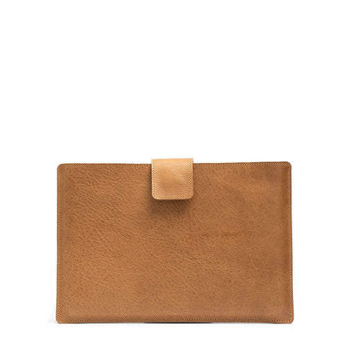 Leather Sleeve for MacBook with zipper pocket