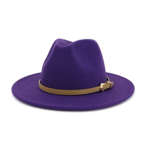 2020 Autumn Winter Women Men Wool Felt Panama Hat Jazz Fedora Bowler