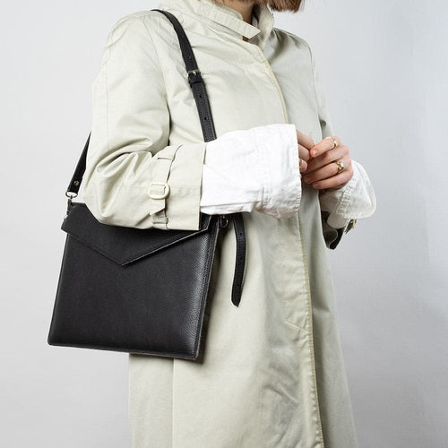 Leather Bag for MacBook with Adjustable Strap